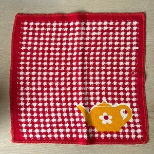 Set of 6 cotton tea napkins